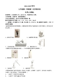 河北省沧州市东光县五校联考2024-2025学年九年级上学期11月期中化学试题(无答案)