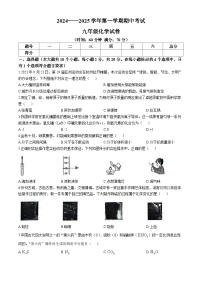 山西省大同市新荣区两校联考2024-2025学年九年级上学期11月期中化学试题