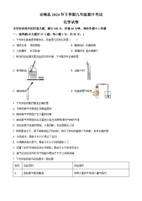 湖南省娄底市双峰县2024-2025学年九年级上学期11月期中化学试题（原卷版）