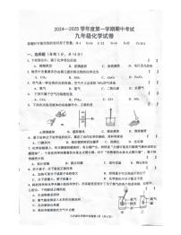 河南省商丘市夏邑县2024-2025学年九年级上学期11月期中化学试题