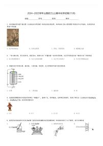 2024～2025学年山西初三(上)期中化学试卷(11月)[原题+解析]