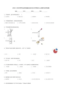 2024～2025学年北京东城区北京文汇中学初三(上)期中化学试卷[原题+解析]