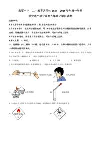 广东省肇庆市高要区高要一中、二中教育共同体2024～2025学年九年级(上)期中化学试卷(含答案)