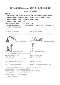 安徽省宿州市埇桥区教育集团2024～2025学年九年级(上)期中质量检测化学试卷(含答案)