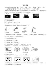 江苏省宿迁市泗阳县2024～2025学年九年级(上)期中化学试卷(含答案)