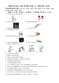 黑龙江省哈尔滨市虹桥初级中学校2024～2025学年九年级(上)期中化学试卷(含答案)