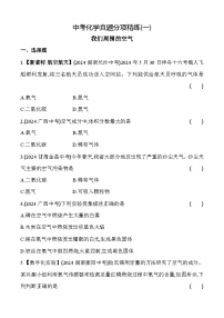 2024年中考化学真题分项精练(一)   我们周围的空气练习题