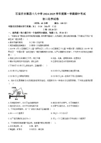 河北省石家庄市第四十八中学2024--2025学年九年级上学期期中测试化学试卷