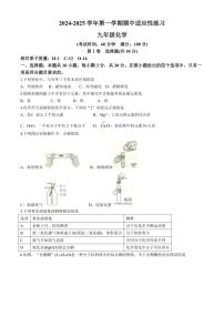 福建省福州市长乐区2024～2025学年九年级(上)期中化学试卷(含答案)