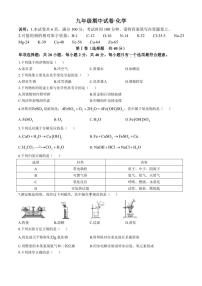 江苏省镇江市实验学校2024～2025学年九年级(上)期中化学试卷(含答案)