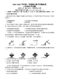 广东省惠州市惠东县2024-2025学年九年级上学期期中考试化学试题