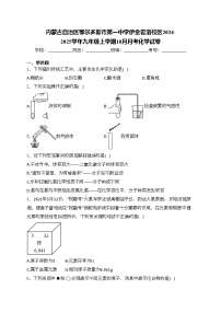 内蒙古自治区鄂尔多斯市第一中学伊金霍洛校区2024-2025学年九年级上学期10月月考化学试卷(含答案)