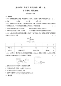 人教版（2024）九年级下册（2024）课题2 常见的酸和碱第2课时课时训练