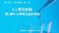 科粤版（2024）九年级下册8.4 常用的盐课堂教学课件ppt