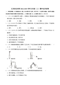 江西省吉安市2024-2025学年九年级上学期期中考试化学试卷