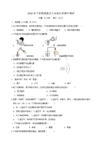 湖南省岳阳市湘阴县洞庭区联考2024-2025学年九年级上学期11月期中化学试题