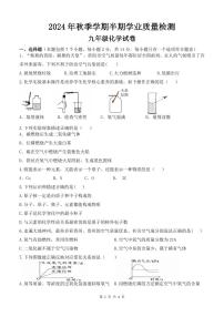 贵州省毕节市金沙县第四中学2024-2025学年九年级上学期期中考试化学试卷