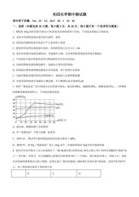 山东省威海市文登区第二中学(五四制)2024～2025学年九年级(上)期中化学试卷(含答案)