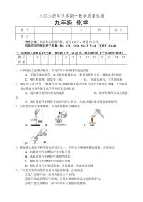 湖南省张家界市慈利县2024～2025学年九年级(上)期中化学试卷(含答案)