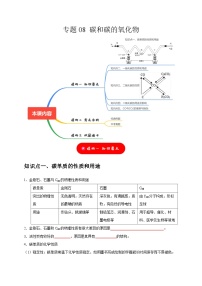 专题08  碳和碳的氧化物（讲义+练习）-  【考点精讲】最新中考化学复习考点一遍过（全国通用）