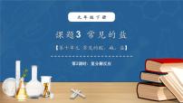 人教版（2024）九年级下册（2024）课题3 常见的盐课文内容课件ppt