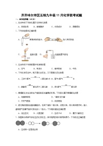 黑龙江省齐齐哈尔市市区五地联考2024-2025学年九年级上学期11月月考化学试题