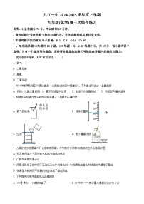 江西省九江市一中、外国语学校联考2024--2025学年九年级上学期11月期中考试化学试题