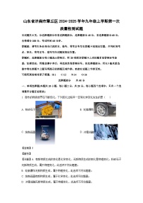 2024-2025学年山东省济南市章丘区九年级(上)第一次质量检测期中化学试卷（解析版）