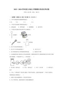 2023～2024学年黑龙江省绥化市海伦市扎音河乡中学九年级(上)期末考试化学试卷(含解析)