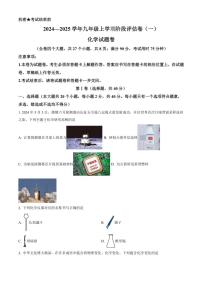 2024～2025学年云南省曲靖市九年级(上)阶段评估(月考)(一)化学试卷(含答案)