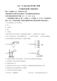 2024～2025学年江西省九江市一中、外国语学校联考九年级(上)期中化学试卷(含答案)