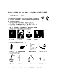 黑龙江省哈尔滨市风华中学校2024-2025学年八年级上学期期中测试化学试卷