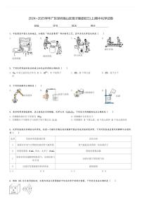 2024～2025学年广东深圳南山区育才集团初三(上)期中化学试卷(含解析)