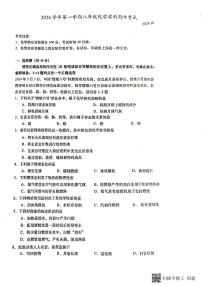 上海市普陀区2024--2025学年八年级上学期期中考试化学试卷