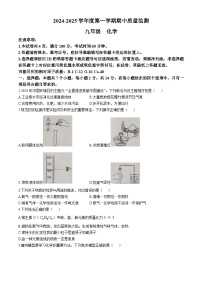 贵州省黔南布依族苗族自治州2024-2025学年九年级上学期11月期中联考化学试题(无答案)