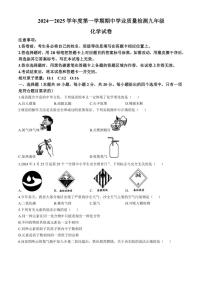 河北省邢台市任泽区2024～2025学年九年级(上)期中化学试卷(含答案)