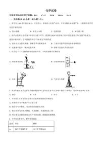 四川省南充市高坪中学2024～2025学年九年级(上)期中化学试卷(含答案)