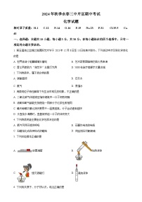 福建省泉州市永春县第三片区2024-2025学年九年级上学期期中考试化学试题（原卷版）-A4