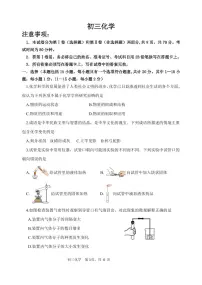 山东省威海市乳山市2024-2025学年八年级上学期期中考试化学试题