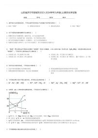 山东省济宁市邹城市2023-2024学年九年级(上)期末化学试卷(含解析)