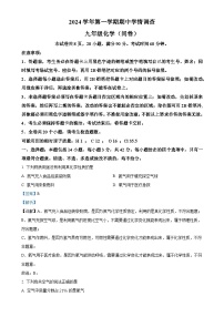 广东省广州市白云区2024--2025学年九年级上学期期中考试化学试题（解析版）-A4