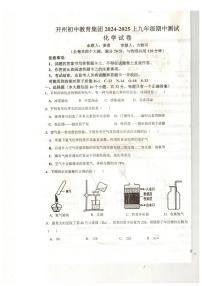 重庆市开州区初中教育集团2024-2025学年九年级上学期11月期中考试化学试题