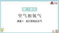 化学九年级上册（2024）课题1 我们周围的空气背景图ppt课件