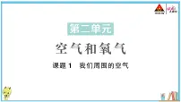 化学九年级上册(2024)课题1 我们周围的空气背景图ppt课件