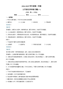 广东省汕头市潮南区陈店宏福外语学校2024-2025学年九年级上学期9月月考化学试题（解析版）-A4