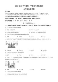 2024～2025学年山东省泰安市宁阳县九年级(上)期中化学试卷(含答案)