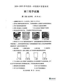 山东省济宁市任城区2024--2025学年九年级上学期期中考试化学试题