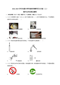 内蒙古呼和浩特市赛罕区2024-2025学年九年级上学期期中化学试卷