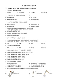 河北省唐山市第五十一中学2024-2025学年九年级上学期第一次月考化学试题（原卷版）-A4