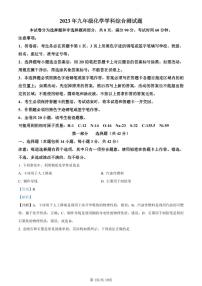 2023年广东省广州市番禺区中考一模化学试题（含答案）
